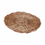 круглый плетеный лоток №9