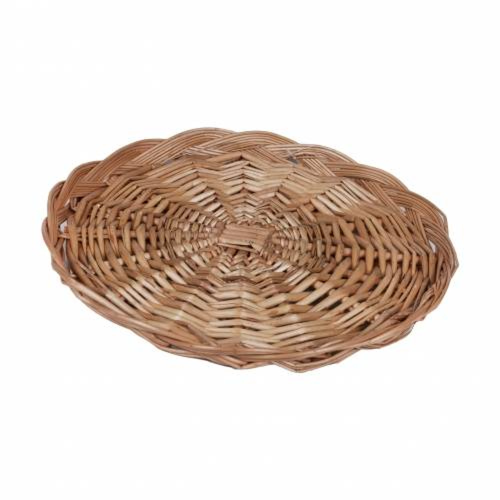 круглый плетеный лоток №10
