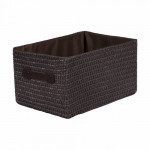 плетеный короб с тканевым вложением №2