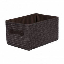 плетеный короб с тканевым вложением №2