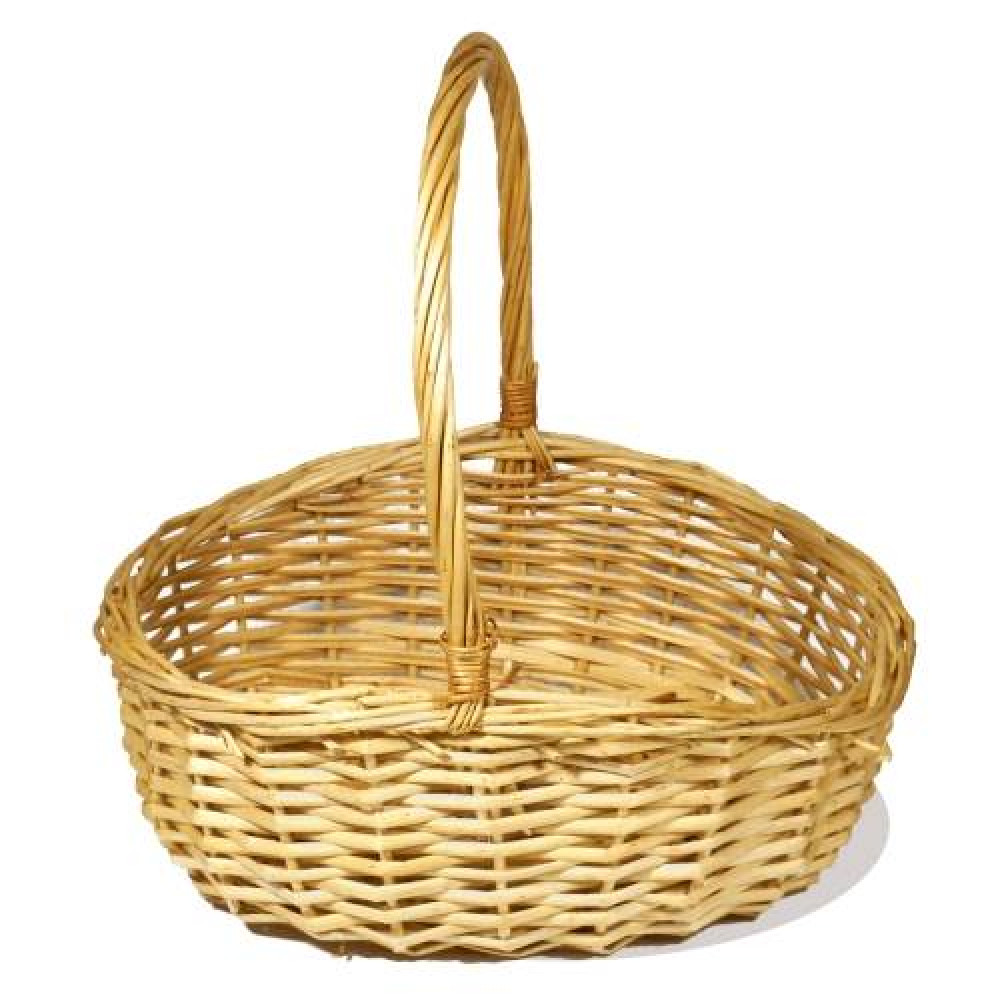 корзина плетеная из ивовой лозы №1