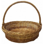 большая плетеная корзина из ивовой лозы№5