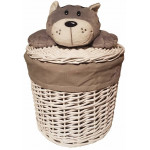 корзина плетеная из ивовой лозы №4