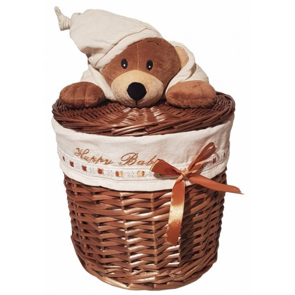 корзина плетеная из ивовой лозы №4