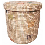 корзина плетеная с крышкой №4