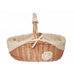 корзина плетеная из ивовой лозы