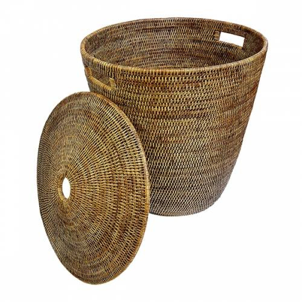 корзина для белья с крышкой и внутренними ручками №2