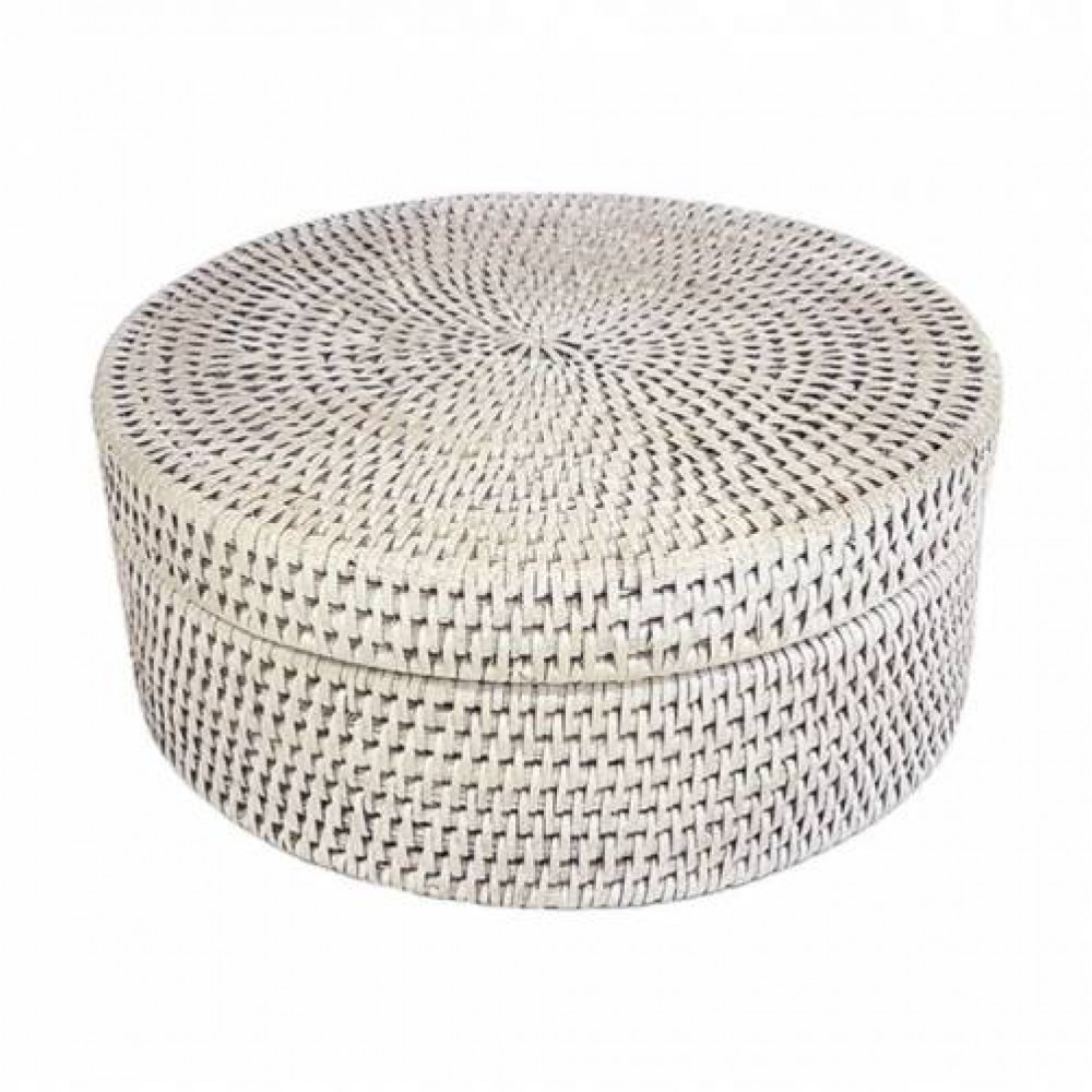 круглая шкатулка с крышкой №3