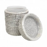 круглая коробка с крышкой и пластиковым вложением №3