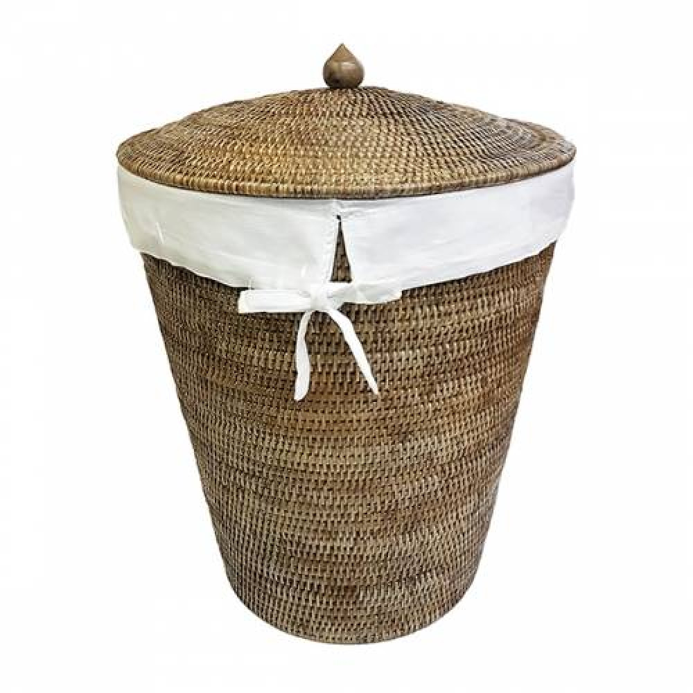 корзина для белья с крышкой и ткан.вложением №2