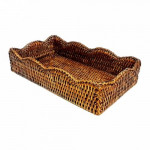 квадратный плетеный поднос №2