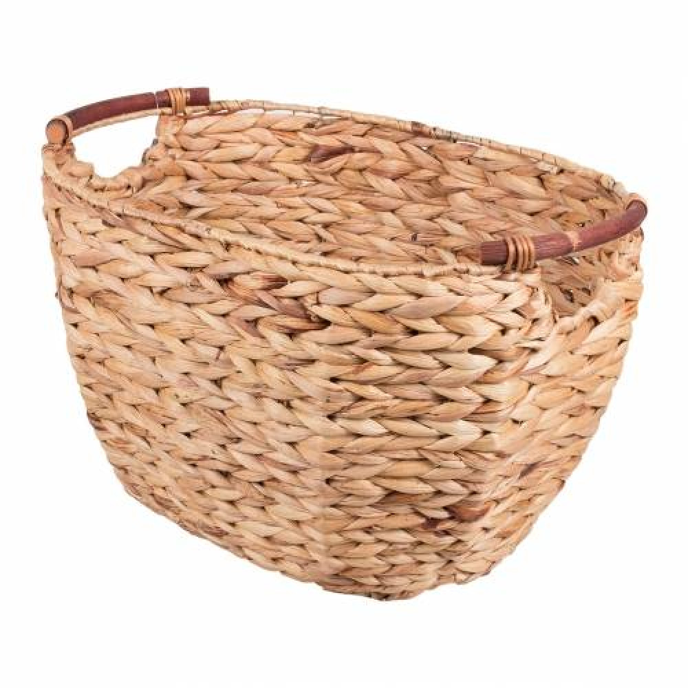 корзина для хранения с деревянными ручками №3