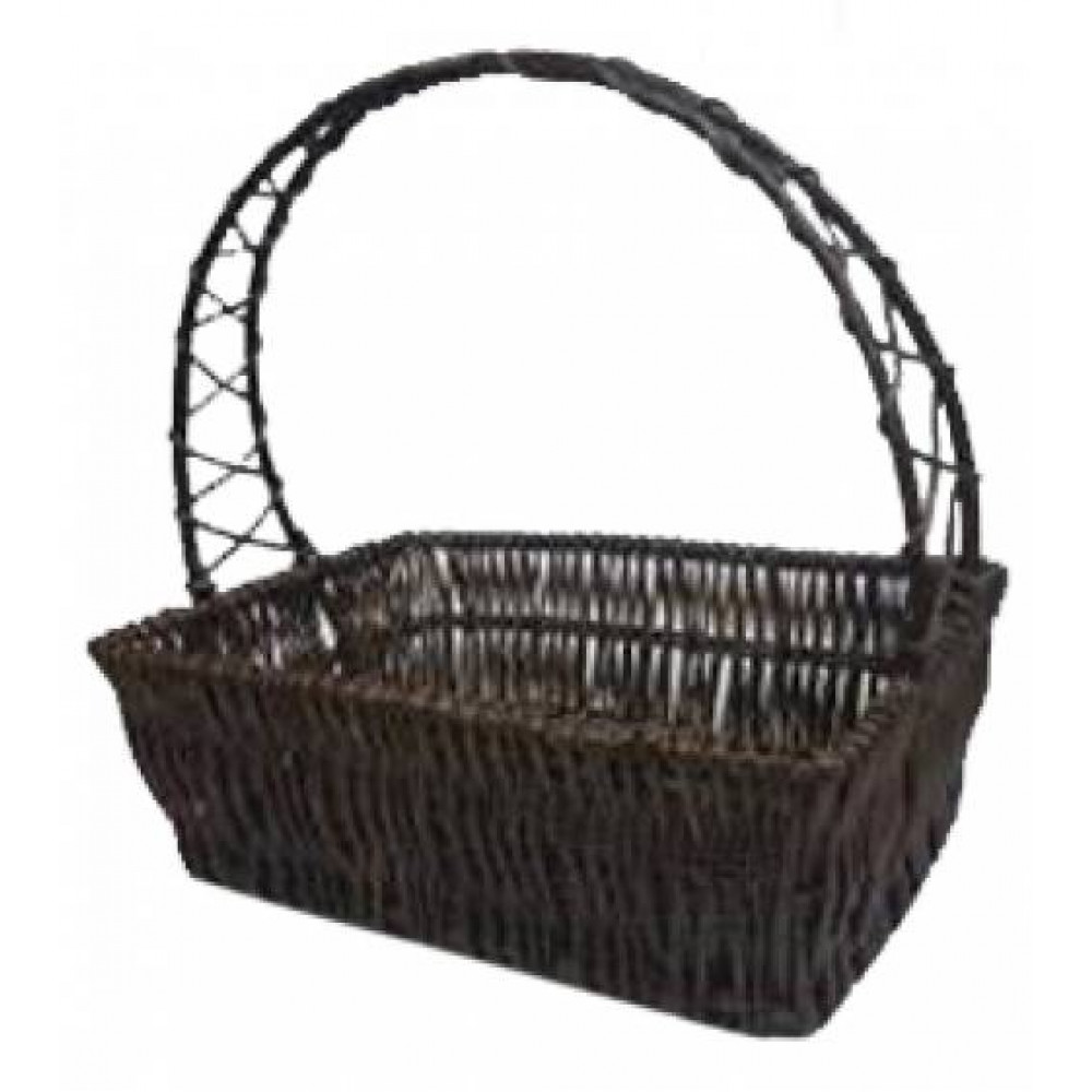 корзина плетеная из ивовой лозы №1