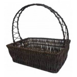 корзина плетеная из ивовой лозы №1