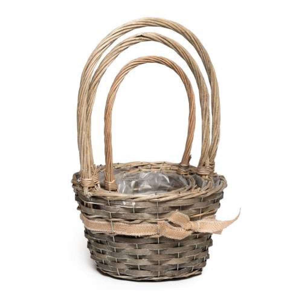 набор плетеных корзин