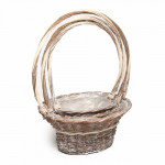 набор плетеных корзин