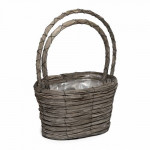 набор плетеных корзин