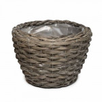 плетеное кашпо №3