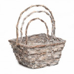 набор плетеных корзин