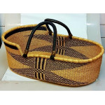 люлька плетеная с кожанными ручками