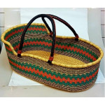 люлька плетеная с кожанными ручками