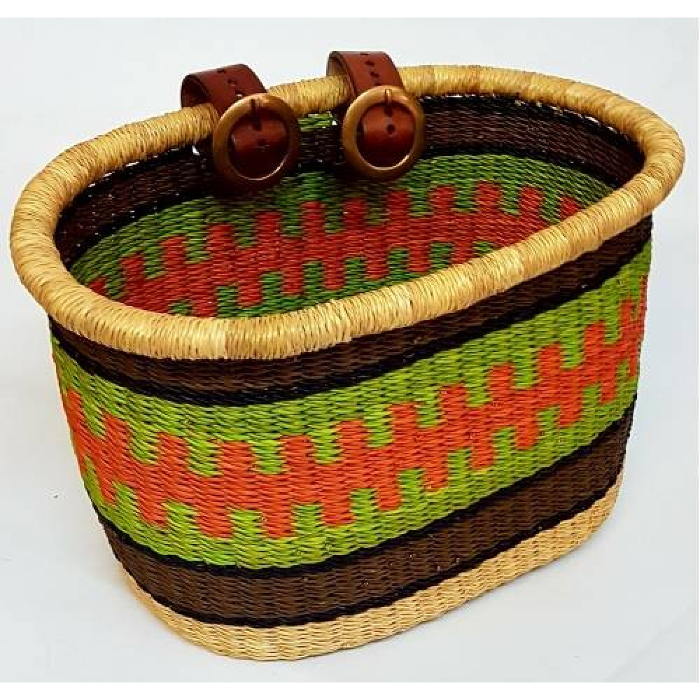 корзина для велосипеда с ремнями