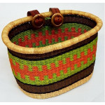 корзина для велосипеда с ремнями