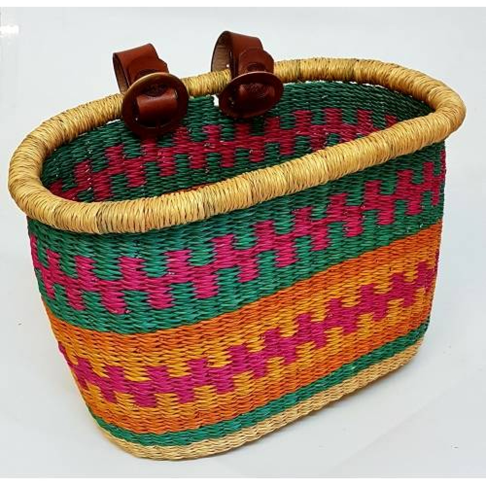 корзина для велосипеда с ремнями