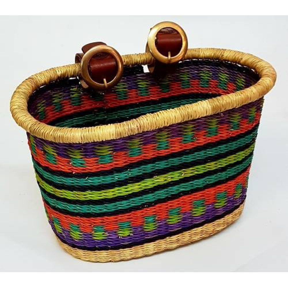 корзина для велосипеда с ремнями