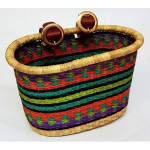 корзина для велосипеда с ремнями