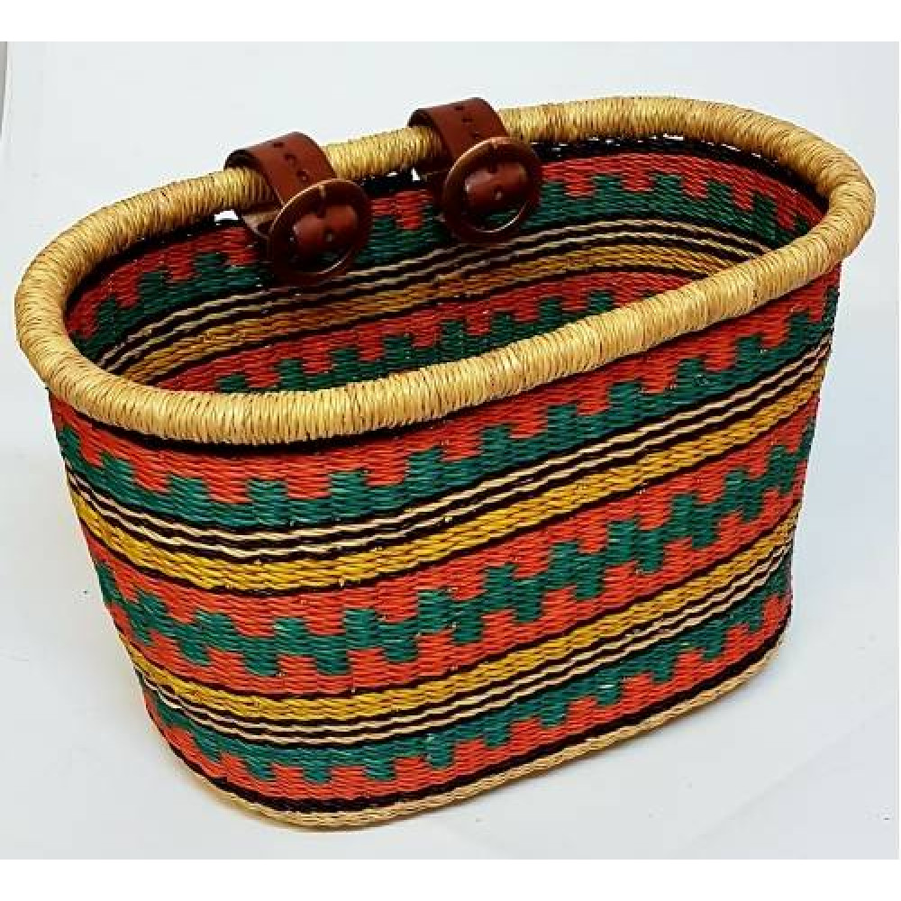 корзина для велосипеда с ремнями