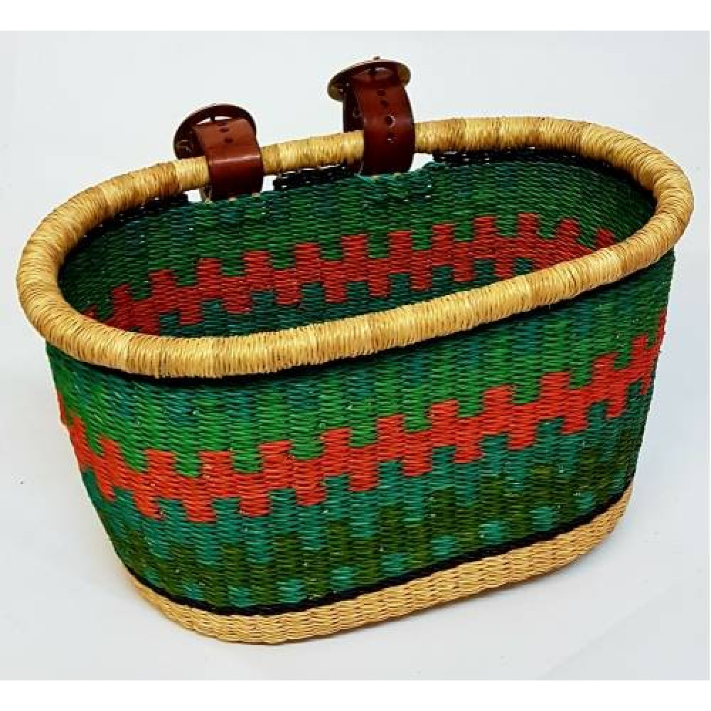 корзина для велосипеда с ремнями