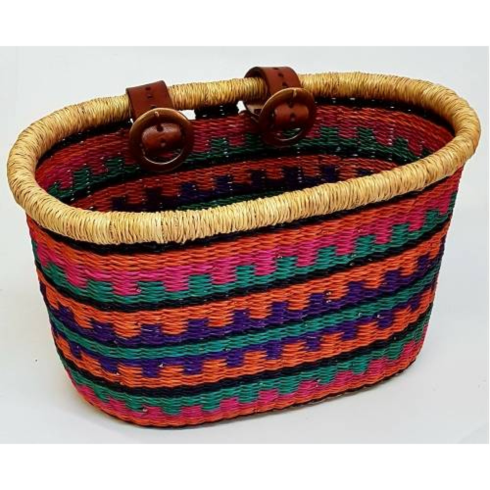 корзина для велосипеда с ремнями