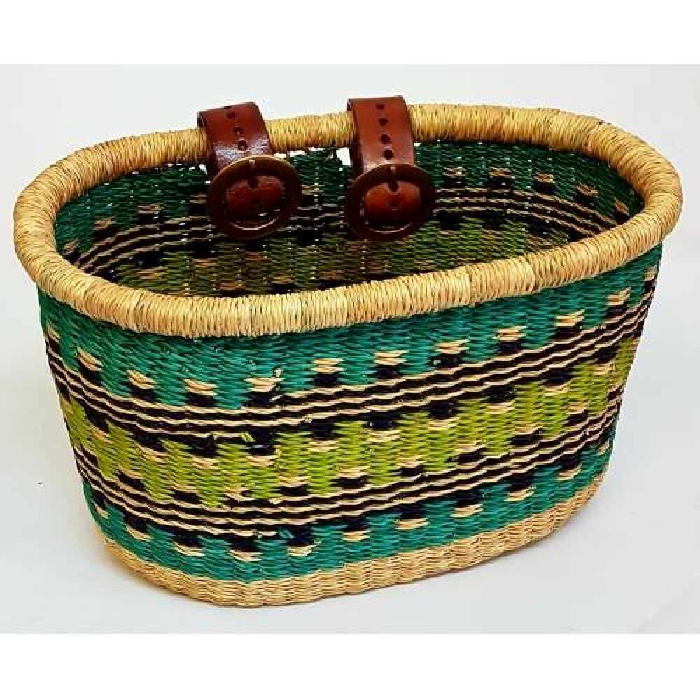 корзина для велосипеда с ремнями