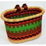 корзина для велосипеда с ремнями