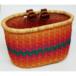 корзина для велосипеда с ремнями