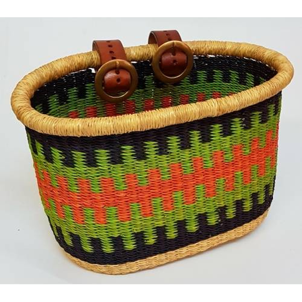 корзина для велосипеда с ремнями