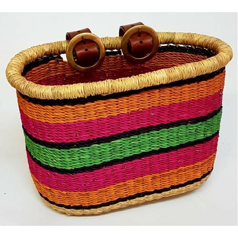 корзина для велосипеда с ремнями