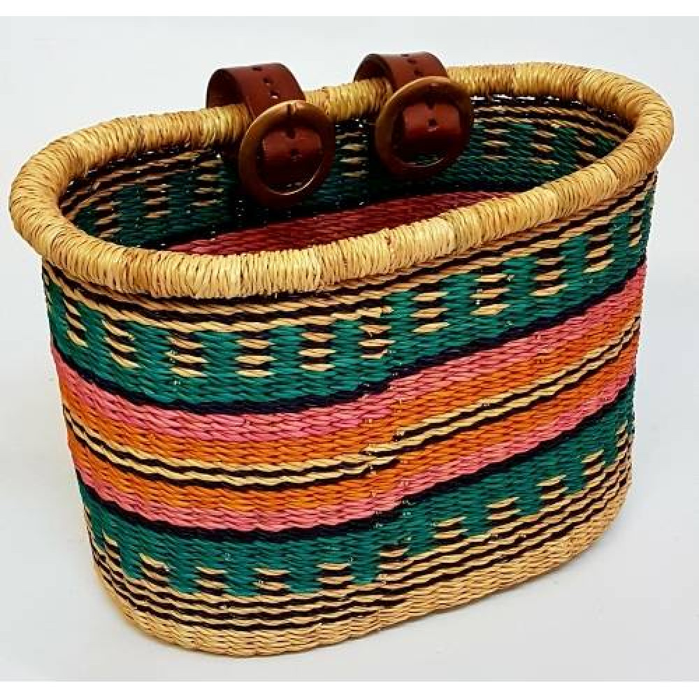 корзина для велосипеда с ремнями