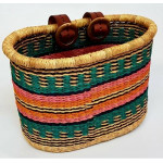 корзина для велосипеда с ремнями