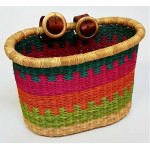 корзина для велосипеда с ремнями