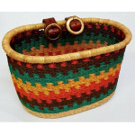 корзина для велосипеда с ремнями