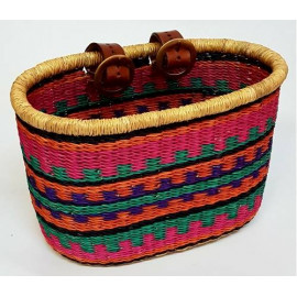 корзина для велосипеда с ремнями