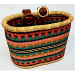 корзина для велосипеда с ремнями