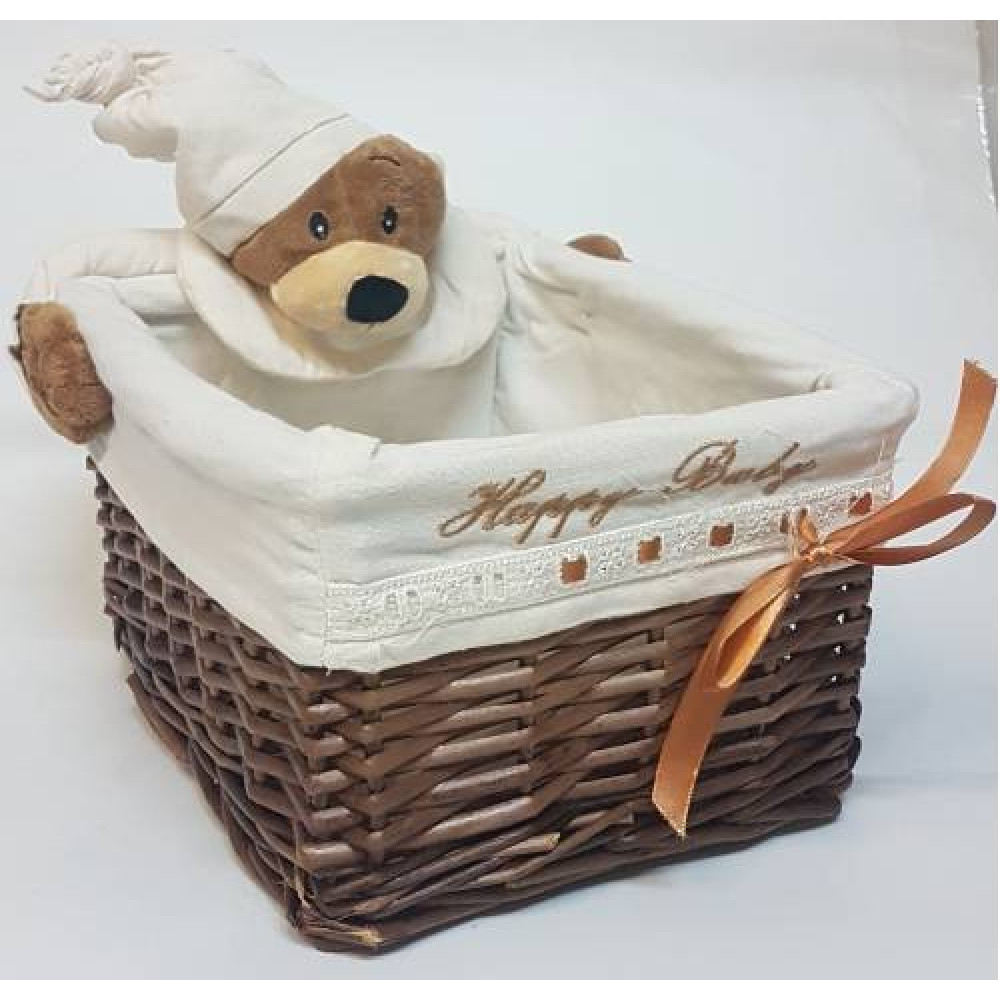 корзина плетеная из ивовой лозы №5