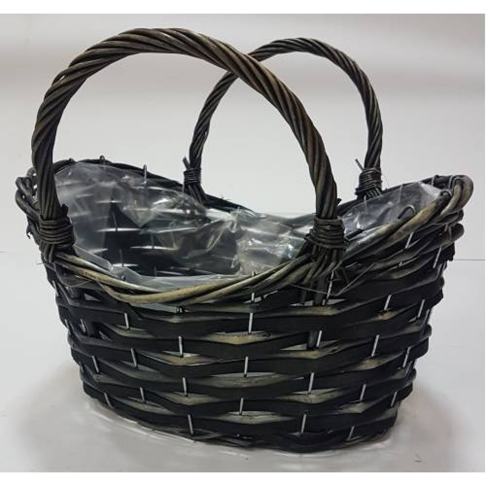 корзина плетеная из ивовой лозы №2