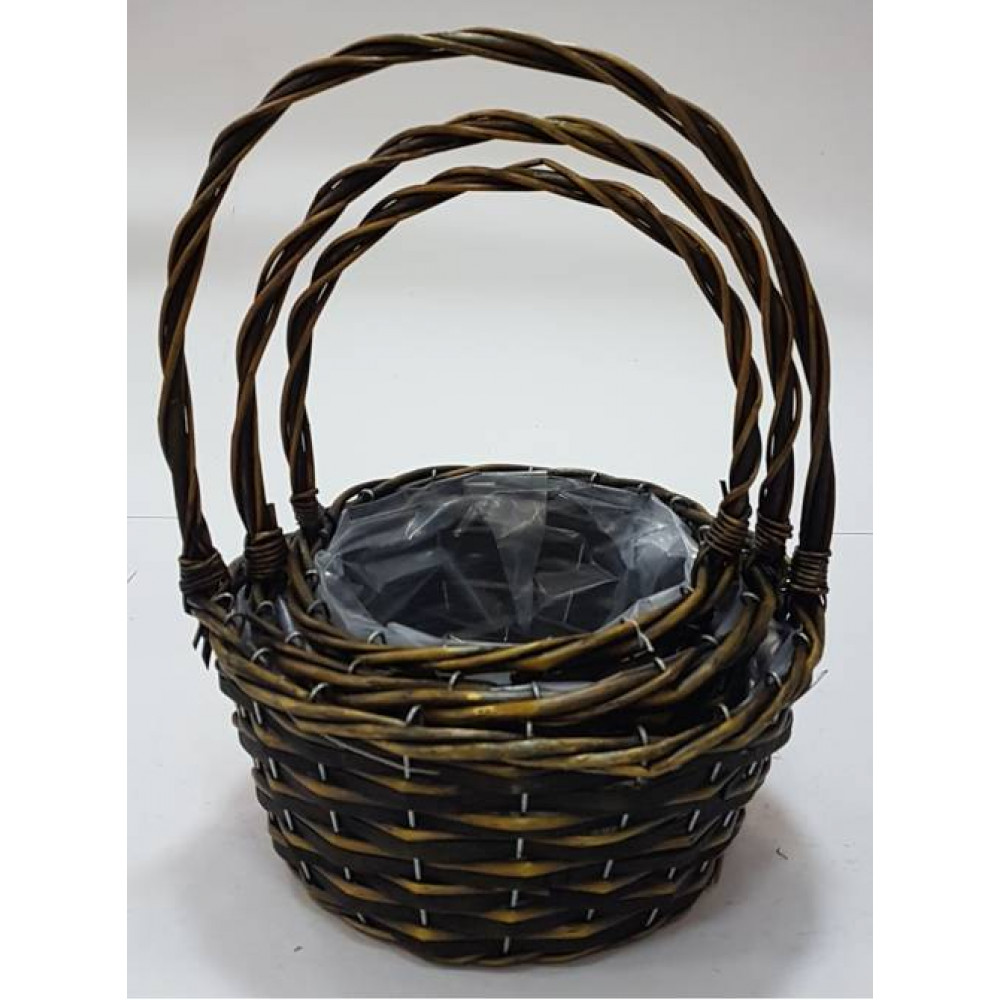 набор корзин для флористики 