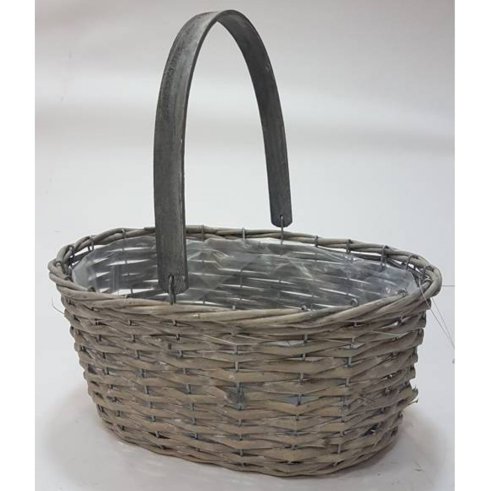 корзина плетеная из ивовой лозы №3