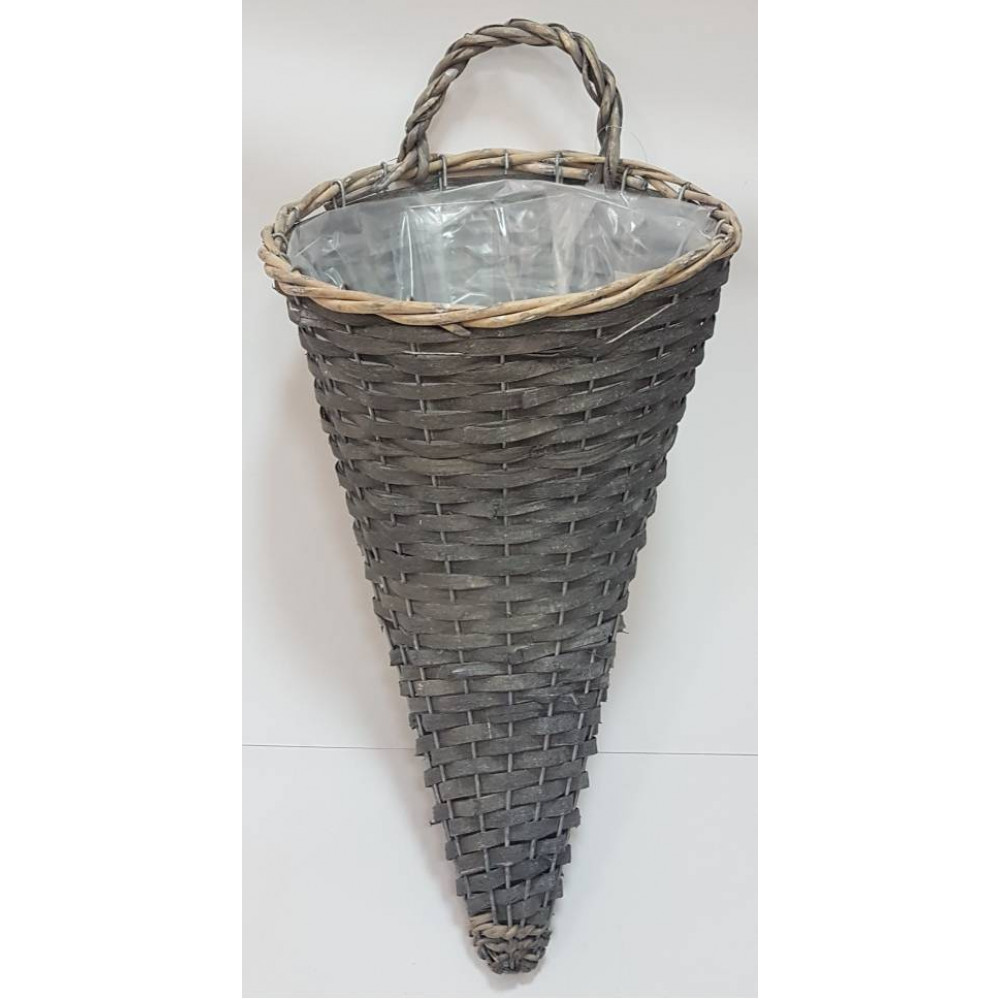 кашпо плетеное №3